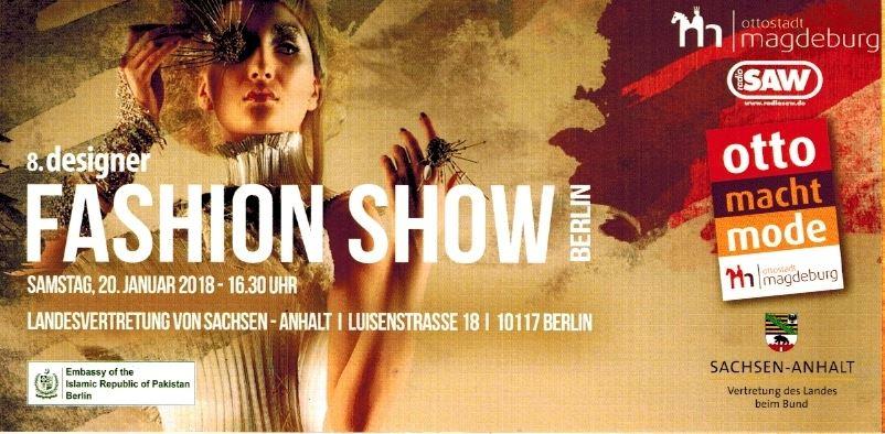 Pakistan ist Partnerland 2018 der Fashion Show