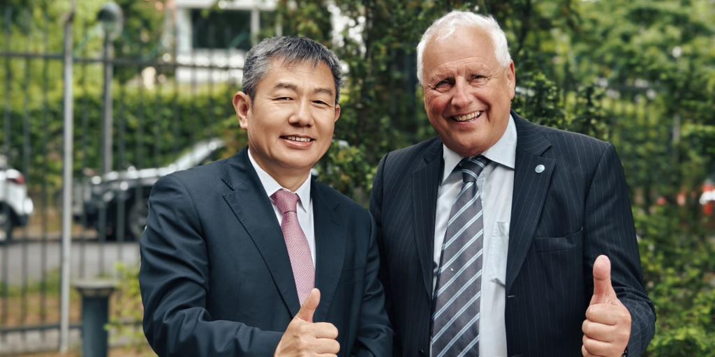 Gesandter Botschaftsrat Zhai Qian meets Director General and Chairman Trempel