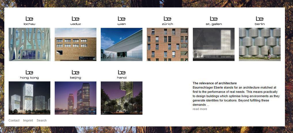 Website Baumschlager-Eberle