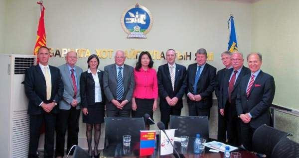 Deutsche Delegation im Gespräch mit